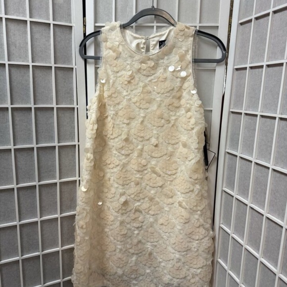 Laundry, Woman,Dress Formal,Wedding,Cream,Sz 6,Sleeveless,Knee Length,Button.! - Picture 8 of 13